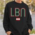 Retro Lebanon Flag Lebanese Pride Vintage Lebanon Sweatshirt Gifts for Him