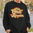 Retro Ohio Rizzler Ohio Rizz Ironic Meme Quote Sweatshirt Gifts for Him