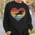 Retro Sunset Horse Lover Rider Equestrian Horseman Sweatshirt Gifts for Him