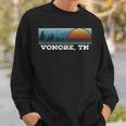 Retro Sunset Stripes Vonore Tennessee Sweatshirt Gifts for Him