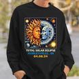 Retro Total Solar Eclipse Noblesville Indiana Sweatshirt Gifts for Him