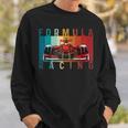 Retro Vintage Formula Racing Lovers Race Car Fan Sweatshirt Gifts for Him