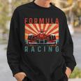 Retro Vintage Formula Racing Lovers Race Car Fan Sweatshirt Gifts for Him