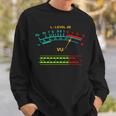 Retro Vu Meter Vintage Hi-Fi Audio Stereo Music Sound Sweatshirt Gifts for Him