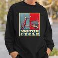 Retrointage Motorrad Herren Jungen Papa Biker Rider Bike Sweatshirt Geschenke für Ihn