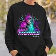 Return To Monke Become Ungovernable Vaporwave Streetwear Sweatshirt Gifts for Him