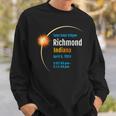 Richmond Indiana In Total Solar Eclipse 2024 1 Sweatshirt Gifts for Him