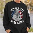 Right To Bare Arms 4Th Of July Gym George Washington Sweatshirt Gifts for Him