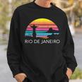 Rio De Janeiro Brazil Beach Surf Ocean Brazilian Island Bay Sweatshirt Gifts for Him