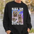 Rizz 'Em With The 'Tism Rizzler Ohio Rizz Sweatshirt Gifts for Him