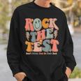 Rock The Test Testing Day Don't Stress Do Your Best Test Day Sweatshirt Gifts for Him