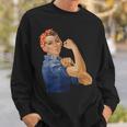 Rosie The Riveter We Can Do It Feminist RetroSweatshirt Gifts for Him