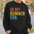 In My Runner Era Running Marathon Fitness Running Dad Sweatshirt Gifts for Him