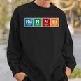 Runners Periodic Table Runner Sweatshirt Gifts for Him