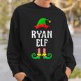 Ryan Elf Personalized Name Christmas Family Matching Sweatshirt Gifts for Him