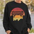 Sächsische Schweiz Bergsteiger & Climbing Sweatshirt Geschenke für Ihn