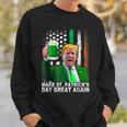 Make Saint St Patrick's Day Great Again Trump Sweatshirt Gifts for Him