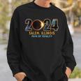 Salem Illinois Total Solar Eclipse 2024 Sweatshirt Gifts for Him