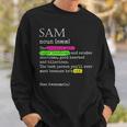 Sam Noun Greatest Handsome Good Hearted Man Sweatshirt Gifts for Him