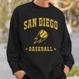 San Diego Baseball Vintage Gameday Retro Baseball Lover Sweatshirt Gifts for Him