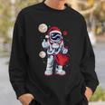 Santa Astronaut Christmas For Space Lovers Sweatshirt Gifts for Him