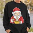 Santa Eating Ramen Christmas Pajama Cool Japanese Food X-Mas Sweatshirt Gifts for Him