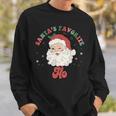 Santa's Favorite Ho Christmas Santa Face Old Xmas Sweatshirt Gifts for Him