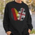 Sarden Fingerprint Sardegna Sardinia Sweatshirt Geschenke für Ihn