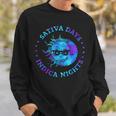 Sativa Days Indica Nights Sweatshirt Gifts for Him