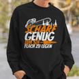 Scharf Enug Um Sie Flach Zu Llegen Wooden Chainsaw Sweatshirt Geschenke für Ihn