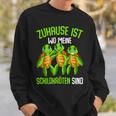 Schildkröte Zuhause Ist Wo Meine Schildkröten Sind Sind Sind Sweatshirt Geschenke für Ihn