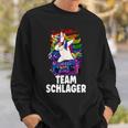 Schlagerparty Team Schlager S Sweatshirt Geschenke für Ihn