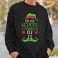 Im The School Counselor Elf Christmas Sweatshirt Gifts for Him