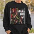 Schwarzes Sweatshirt Militärmotiv & Schriftzug, Soldaten Design Geschenke für Ihn