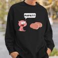 Schwein Ferkel Steak Papa Sarkasmus Für Fleischesser Sweatshirt Geschenke für Ihn