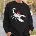 Scorpion Santa Hat Christmas Pajama Sweatshirt Gifts for Him