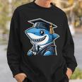 Shark Graduation Cap Class Of 2024 Shark Lover Sweatshirt Gifts for Him