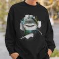 Shark Great White Shark Deep Sea Fishing Shark Sweatshirt Gifts for Him