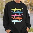 Shark Vintage Summer Beach Surfer Sweatshirt Geschenke für Ihn
