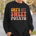 She Is My Sweet Potato I Yam Couples Valentine's Day Sweatshirt Gifts for Him