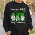 Shenanigans With My Gnomies St Patrick's Day Xray Tech Sweatshirt Gifts for Him