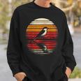 Shrike Bird Sunset Retro Style Safari Vintage 70S Sweatshirt Gifts for Him