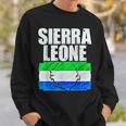 Sierra Leone Flag Map Emblem Sweatshirt Gifts for Him