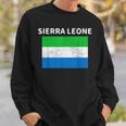 Sierra Leone Sierra Leonean Pride Flag Africa Print Sweatshirt Gifts for Him