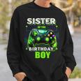 Sister Of The Birthday Boy Matching Video Game Birthday Sweatshirt Gifts for Him