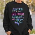 Sister Of The Birthday Mermaid Party Matching Family Sweatshirt Gifts for Him