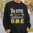 Sister Of The Notorious One Old School 1St Birthday Sweatshirt Gifts for Him