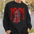 Skanderbeg Albanian National Hero Eagle Kosovo Albaner Sweatshirt Geschenke für Ihn