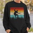 Skateboarder Retro Style Distressed Vintage Skateboarding Sweatshirt Gifts for Him
