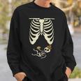 Skeleton Pregnancy Announcement Mexican Baby Reveal Shower Sweatshirt Gifts for Him